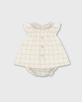 Vestido Bordado Cuadros Martín Aranda diseño